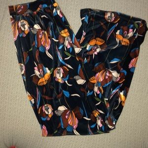 ModCloth floral wide leg pants